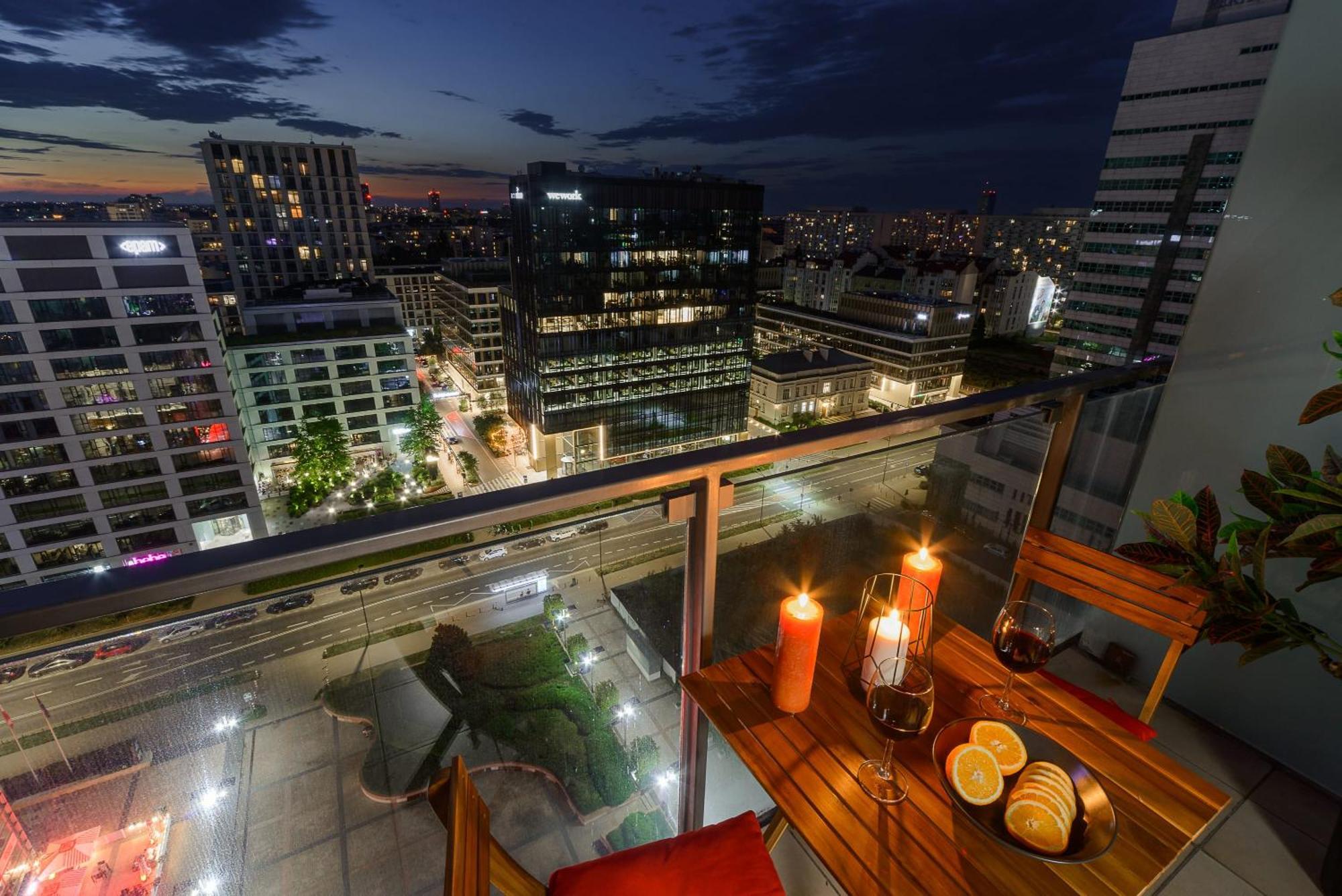 Lumina Apart With Balcony Platinum Tower Varşova Dış mekan fotoğraf