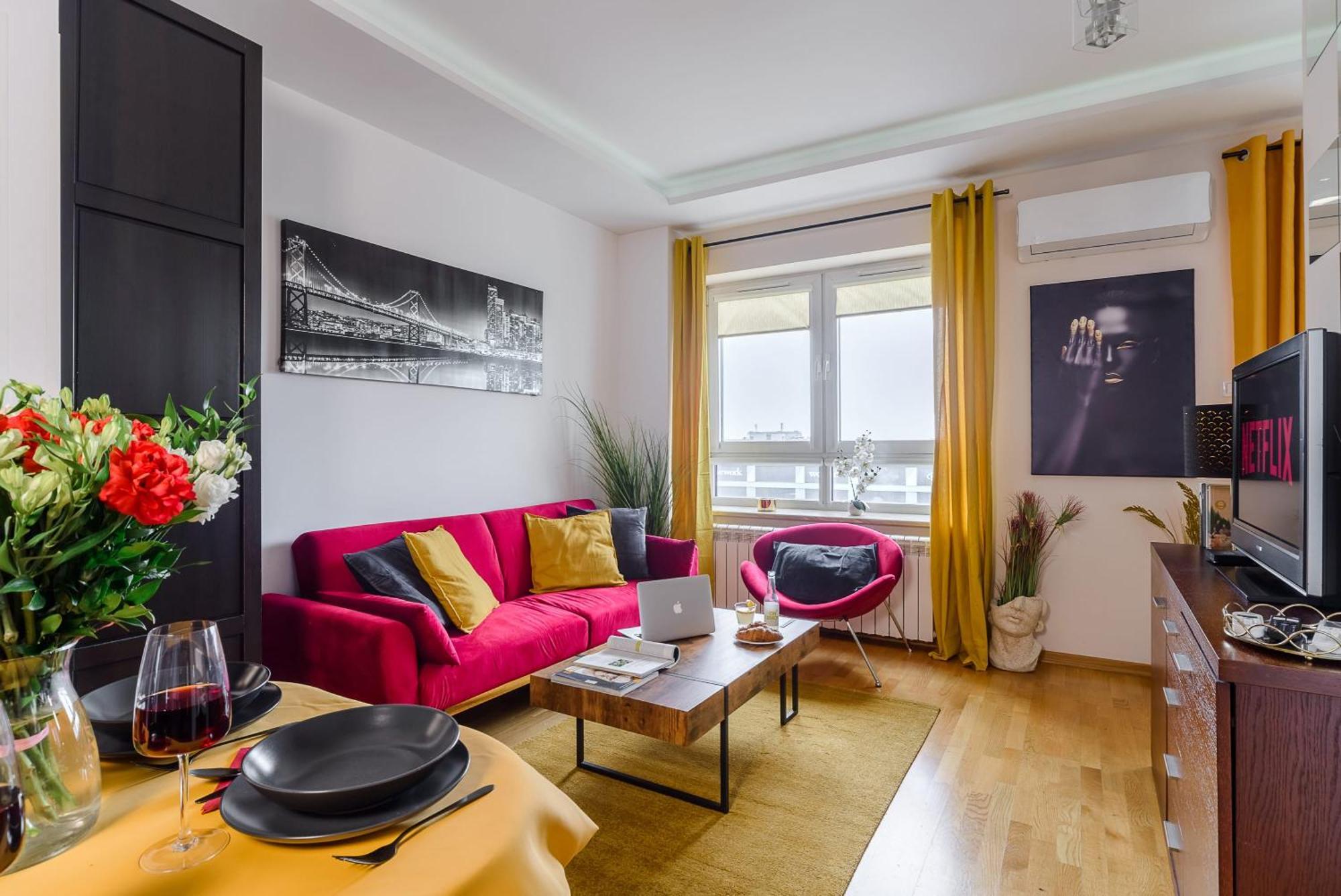 Lumina Apart With Balcony Platinum Tower Varşova Dış mekan fotoğraf