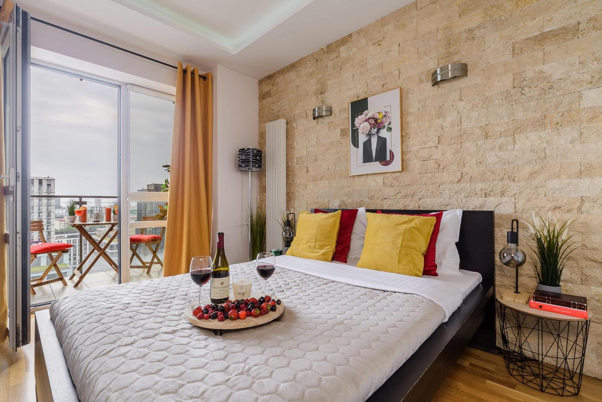 Lumina Apart With Balcony Platinum Tower Varşova Dış mekan fotoğraf