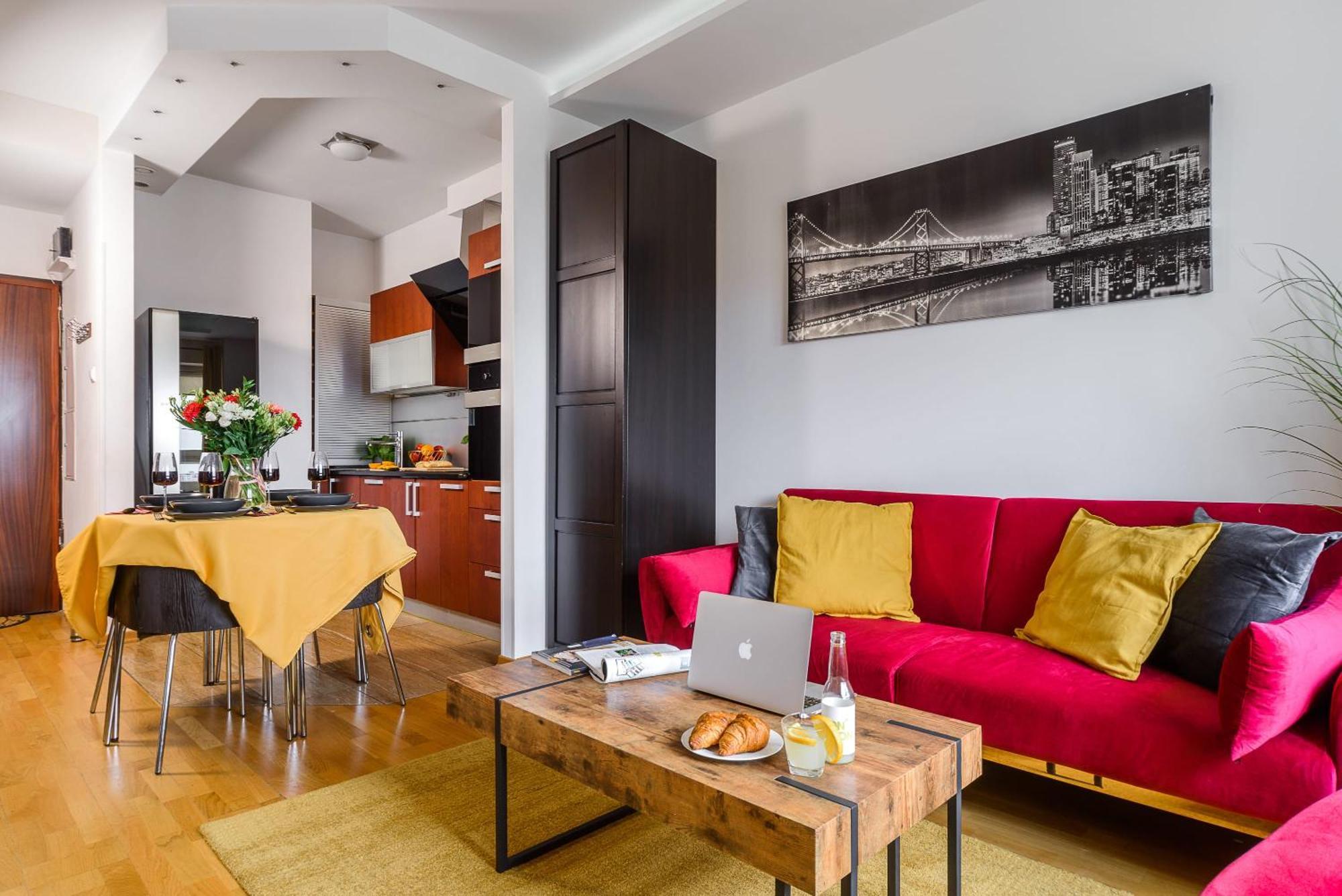 Lumina Apart With Balcony Platinum Tower Varşova Dış mekan fotoğraf
